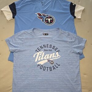 NFL Tennessee Titans Striped Blue Tee